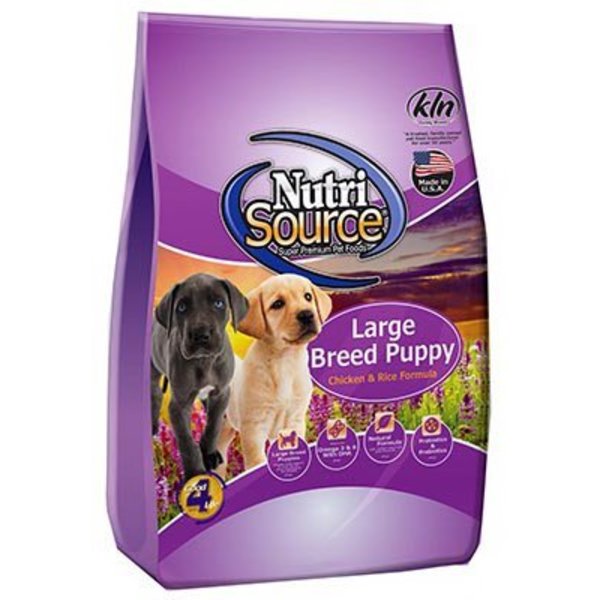 Nutrisource Food Puppy Chicken and Rice Cubes Dog 30 lb 26400